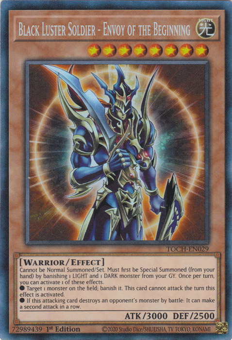 Black Luster Soldier - Envoy of the Beginning [TOCH-EN029] Collector's Rare - Evolution TCG