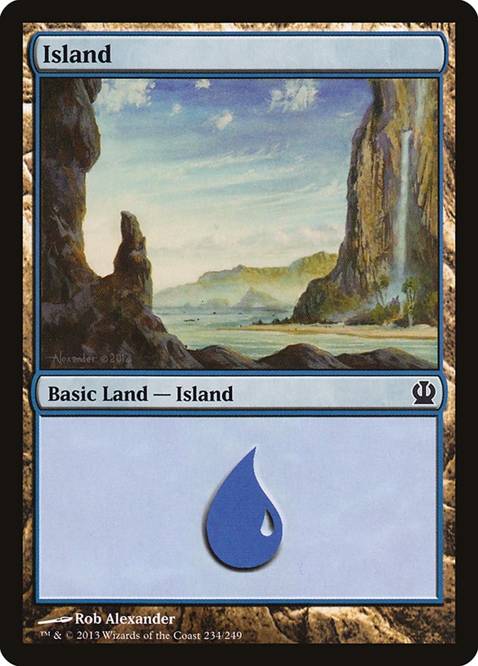 Island (234) [Theros] - Evolution TCG
