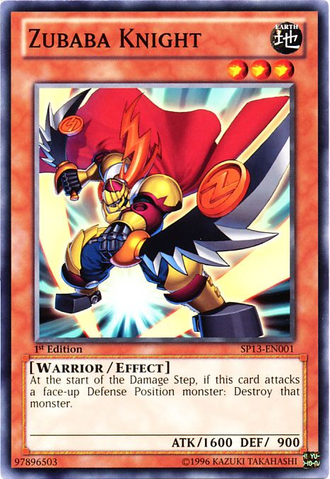 Zubaba Knight [SP13-EN001] Common - Evolution TCG