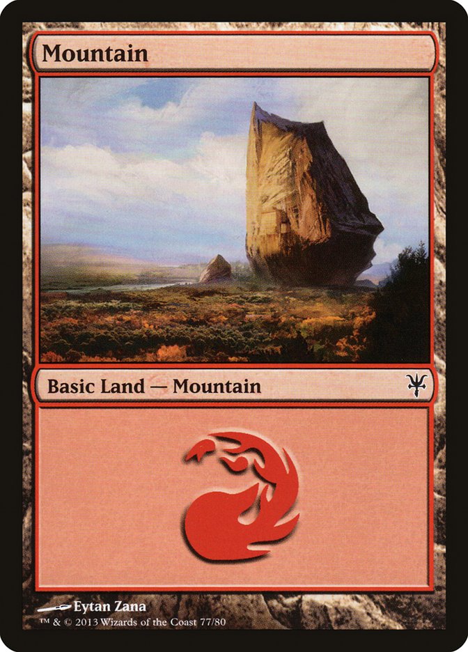 Mountain (77) [Duel Decks: Sorin vs. Tibalt] - Evolution TCG