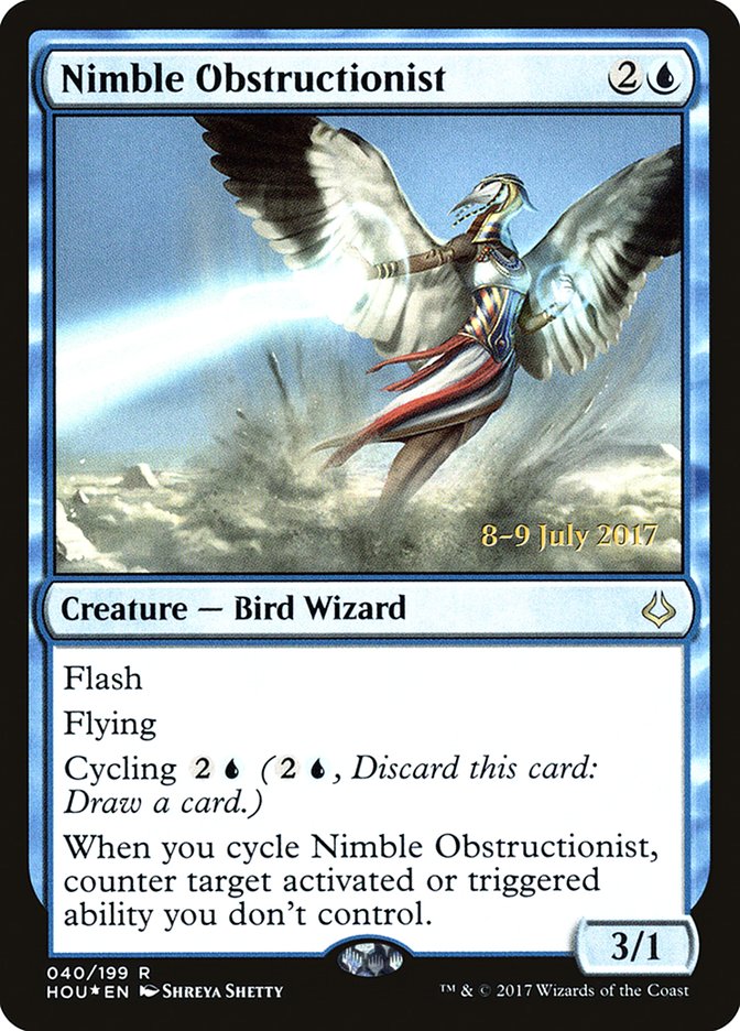Nimble Obstructionist [Hour of Devastation Prerelease Promos] - Evolution TCG