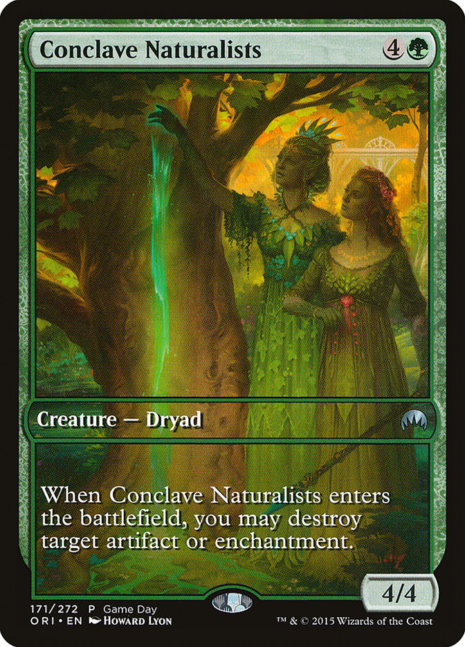 Conclave Naturalists (Game Day) [Magic Origins Promos] - Evolution TCG