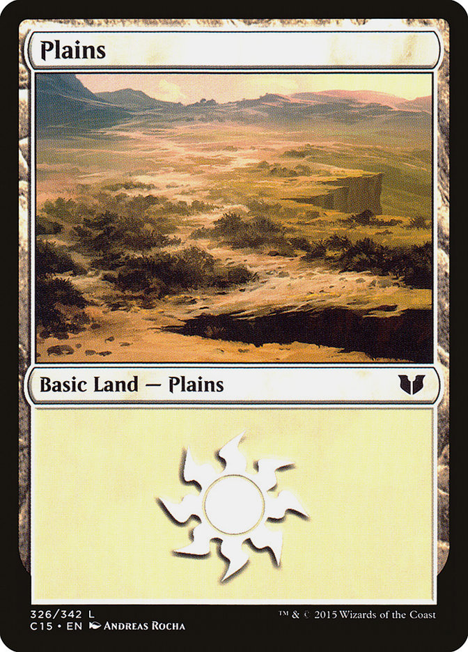 Plains (326) [Commander 2015] - Evolution TCG