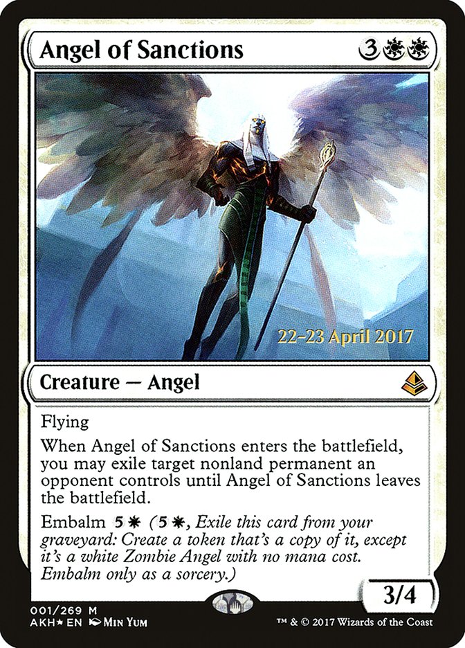 Angel of Sanctions [Amonkhet Prerelease Promos] - Evolution TCG