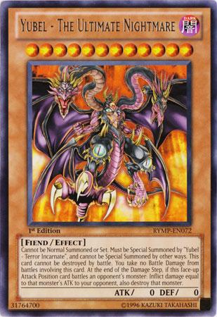 Yubel - The Ultimate Nightmare [RYMP-EN072] Rare - Evolution TCG