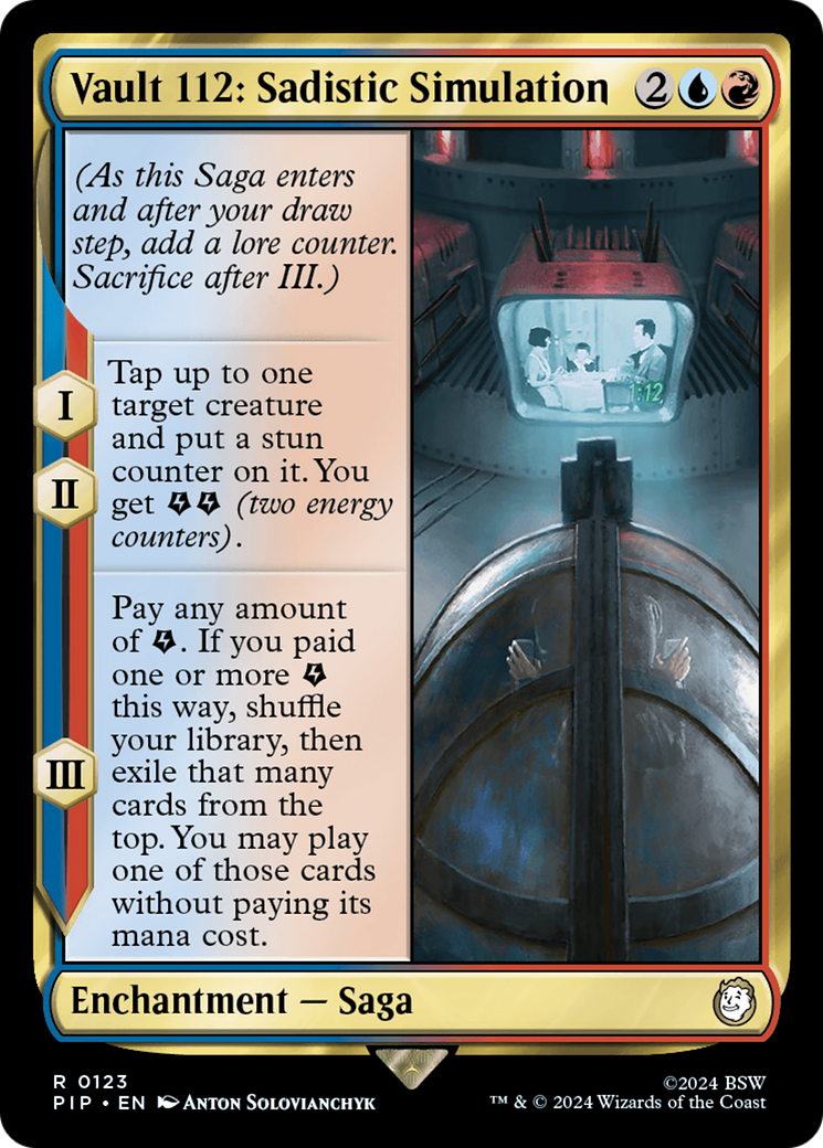 Vault 112: Sadistic Simulation [Fallout] - Evolution TCG
