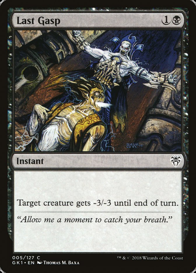 Last Gasp [Guilds of Ravnica Guild Kit] - Evolution TCG