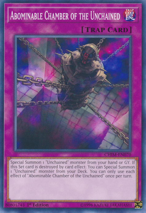 Abominable Chamber of the Unchained [CHIM-EN070] Common - Evolution TCG