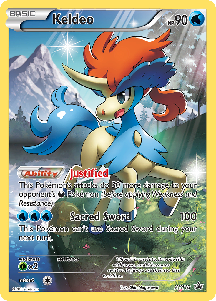 Keldeo (XY118) [XY: Black Star Promos] - Evolution TCG