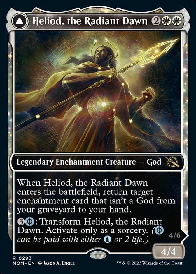 Heliod, the Radiant Dawn // Heliod, the Warped Eclipse (Showcase Planar Booster Fun) [March of the Machine] - Evolution TCG