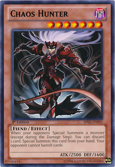 Chaos Hunter [BP02-EN095] Mosaic Rare - Evolution TCG