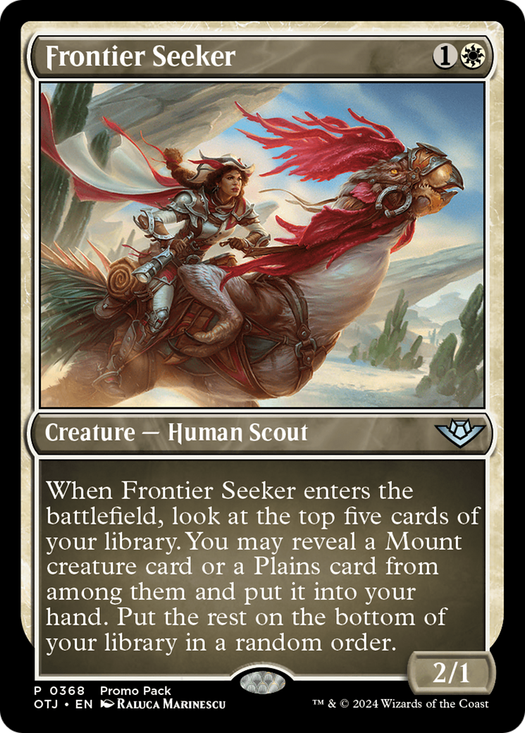 Frontier Seeker (Promo Pack) [Outlaws of Thunder Junction Promos] - Evolution TCG