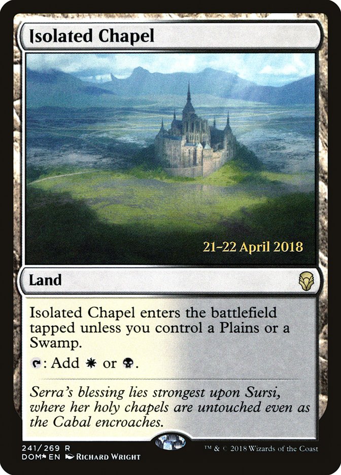 Isolated Chapel [Dominaria Prerelease Promos] - Evolution TCG
