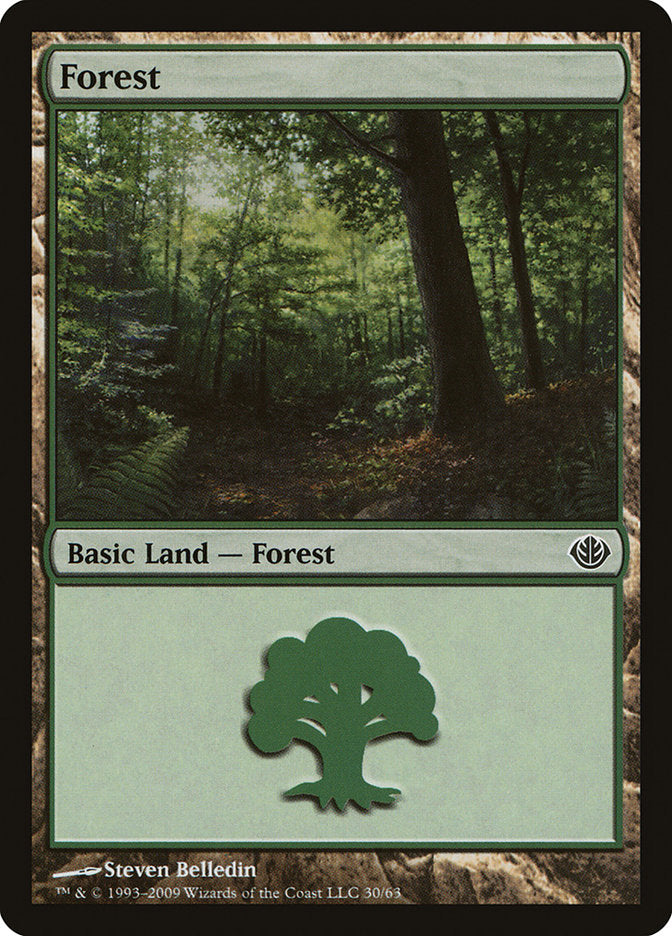 Forest (30) [Duel Decks: Garruk vs. Liliana] - Evolution TCG