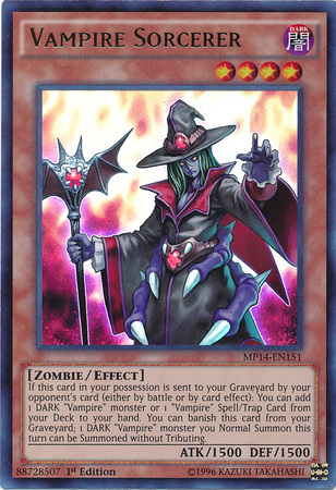 Vampire Sorcerer [MP14-EN151] Ultra Rare - Evolution TCG