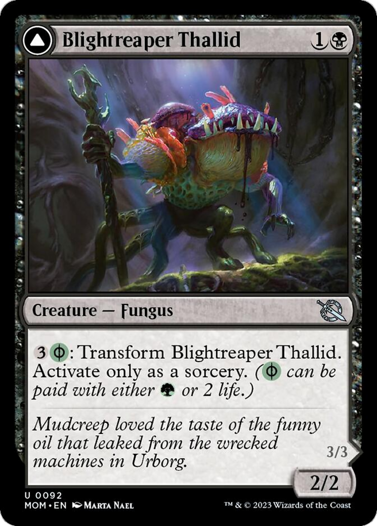 Blightreaper Thallid // Blightsower Thallid [March of the Machine] - Evolution TCG