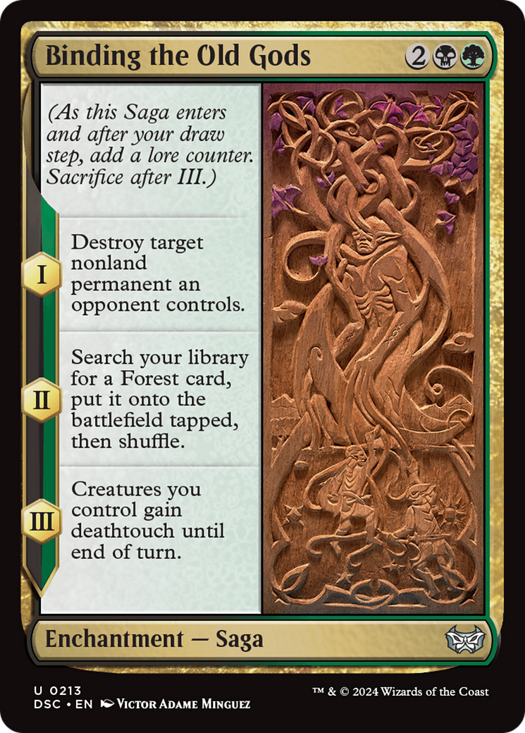 Binding the Old Gods [Duskmourn: House of Horror Commander] - Evolution TCG