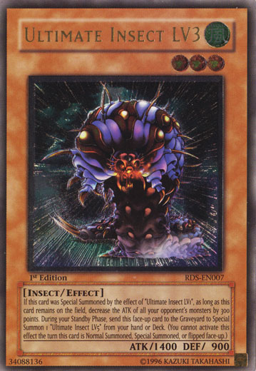 Ultimate Insect LV3 [RDS-EN007] Ultimate Rare - Evolution TCG