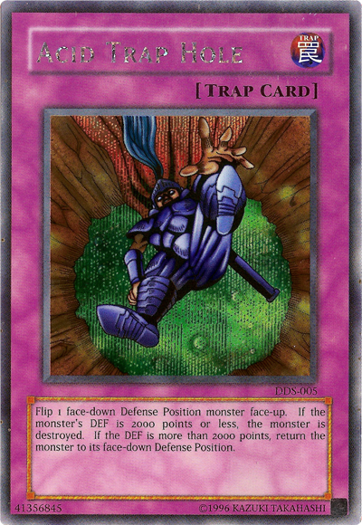 Acid Trap Hole (Dark Duel Stories) [DDS-005] Secret Rare - Evolution TCG