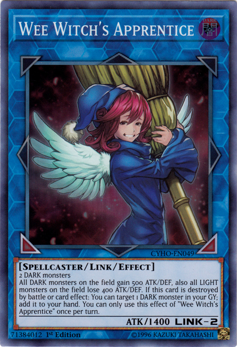 Wee Witch's Apprentice [CYHO-EN049] Super Rare - Evolution TCG