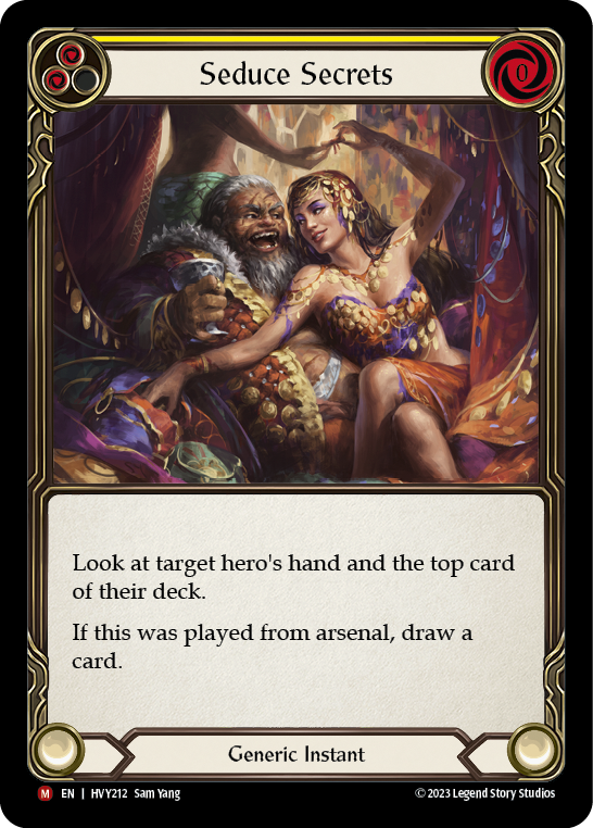 Seduce Secrets [HVY212] (Heavy Hitters) - Evolution TCG