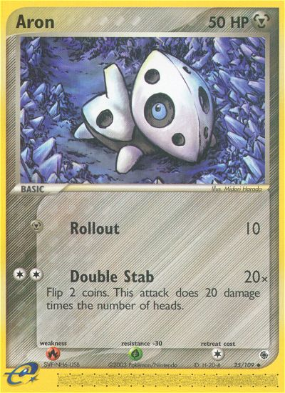 Aron (25/109) [EX: Ruby & Sapphire] - Evolution TCG
