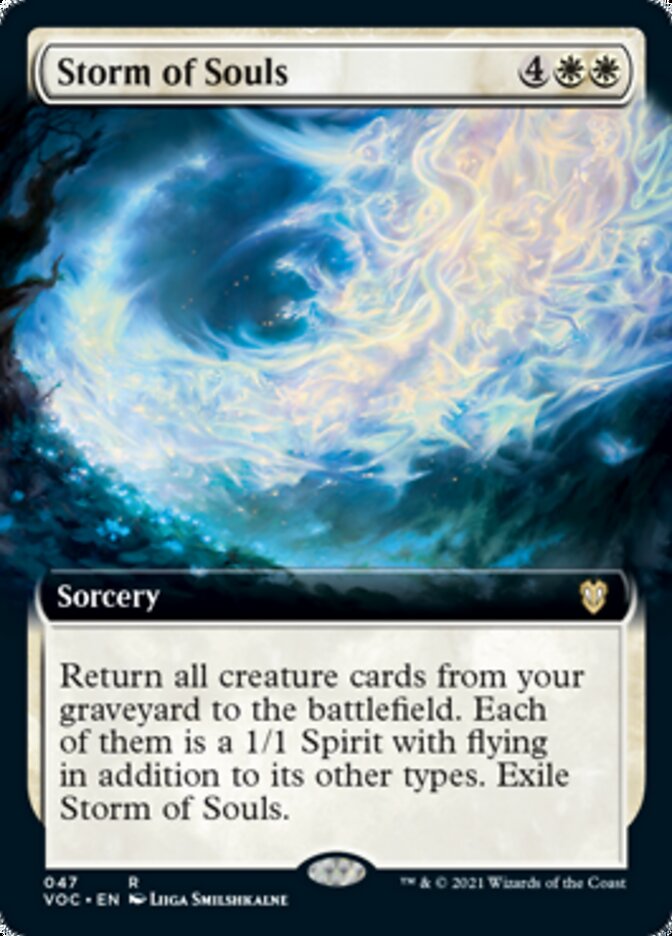 Storm of Souls (Extended Art) [Innistrad: Crimson Vow Commander] - Evolution TCG