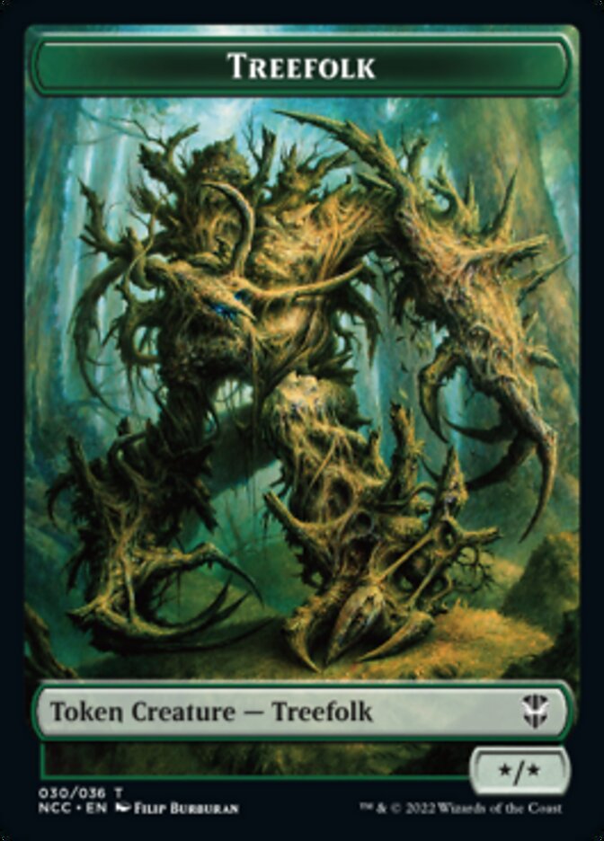 Treefolk // Spider Double-Sided Token [Streets of New Capenna Commander Tokens] - Evolution TCG