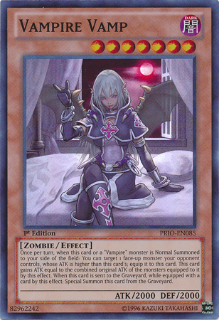 Vampire Vamp [PRIO-EN085] Super Rare - Evolution TCG