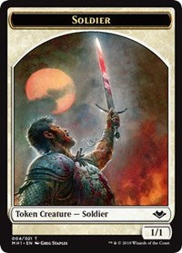 Soldier (004) // Construct (017) Double-Sided Token [Modern Horizons Tokens] - Evolution TCG