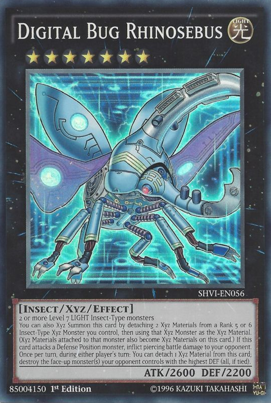 Digital Bug Rhinosebus [SHVI-EN056] Super Rare - Evolution TCG