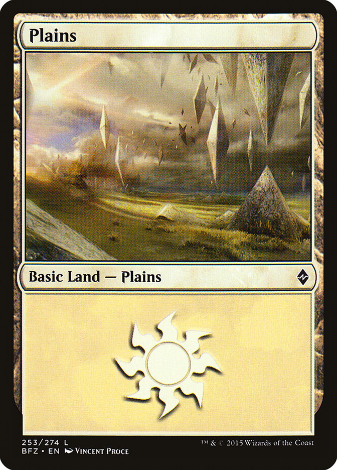 Plains (253) [Battle for Zendikar] - Evolution TCG
