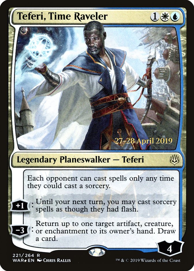 Teferi, Time Raveler [War of the Spark Prerelease Promos] - Evolution TCG