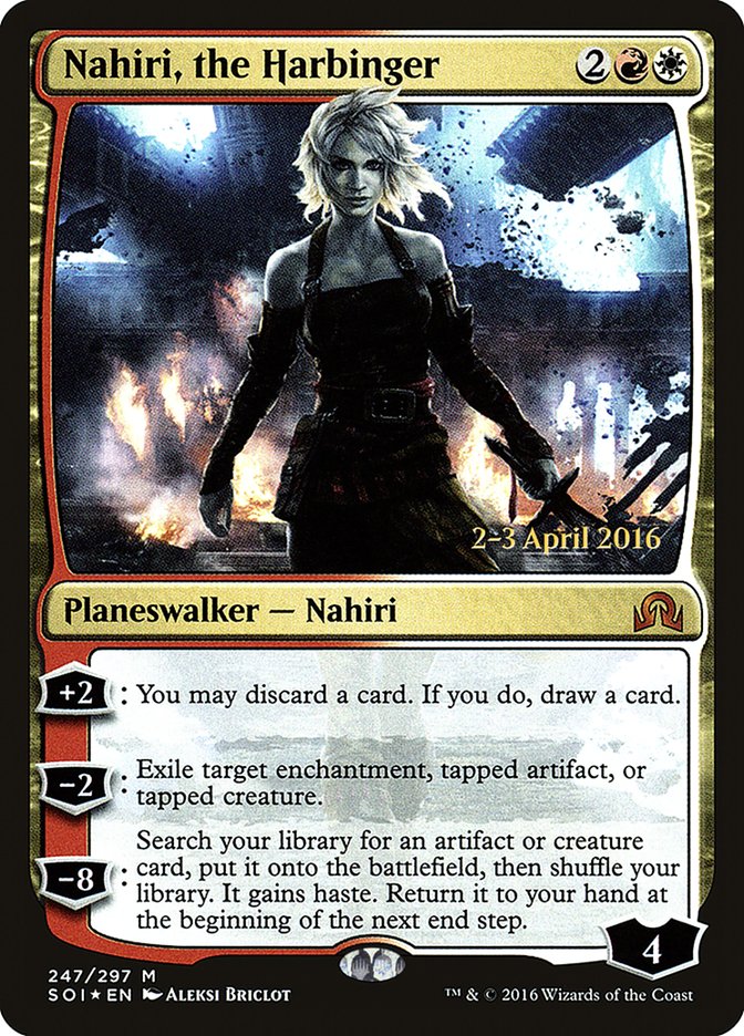 Nahiri, the Harbinger [Shadows over Innistrad Prerelease Promos] - Evolution TCG