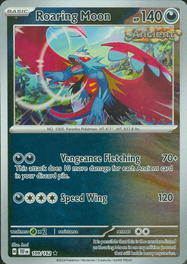 Roaring Moon (109/162) [Scarlet & Violet: Temporal Forces] - Evolution TCG