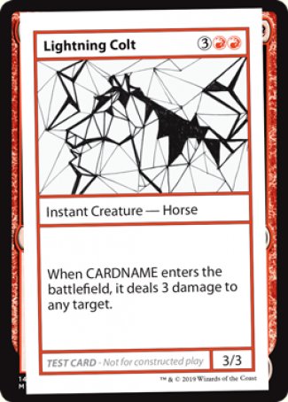 Lightning Colt (2021 Edition) [Mystery Booster Playtest Cards] - Evolution TCG