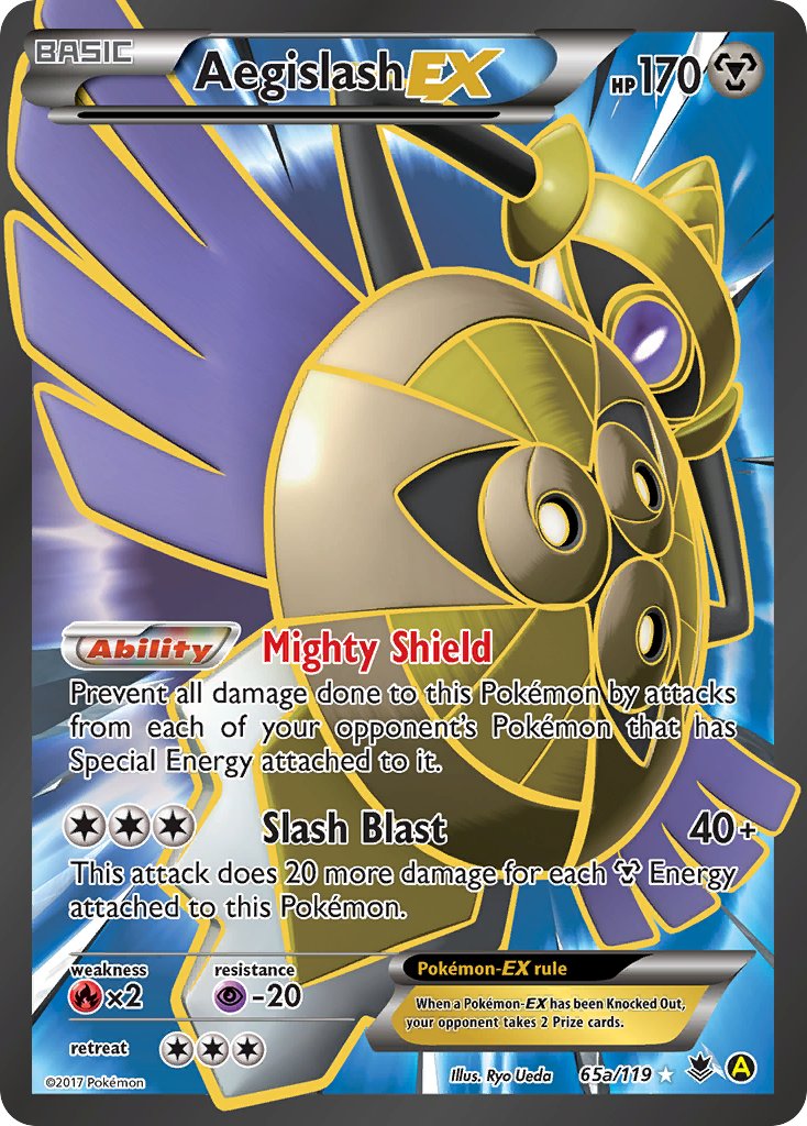 Aegislash EX (65a/119) [Alternate Art Promos] - Evolution TCG