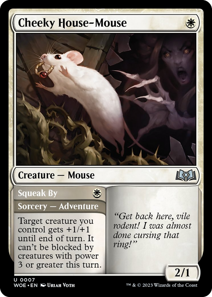 Cheeky House-Mouse [Wilds of Eldraine] - Evolution TCG