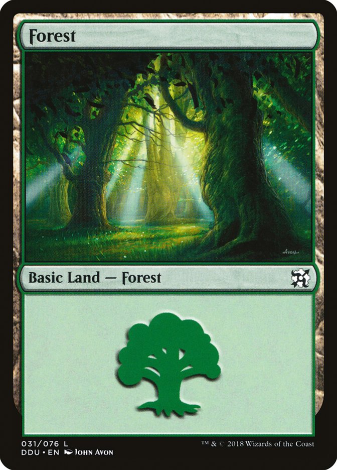 Forest (31) [Duel Decks: Elves vs. Inventors] - Evolution TCG
