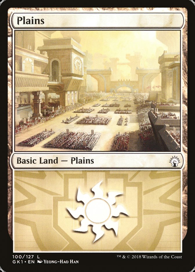 Plains (100) [Guilds of Ravnica Guild Kit] - Evolution TCG
