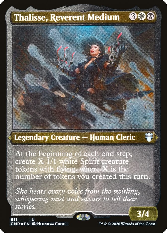 Thalisse, Reverent Medium (Etched) [Commander Legends] - Evolution TCG