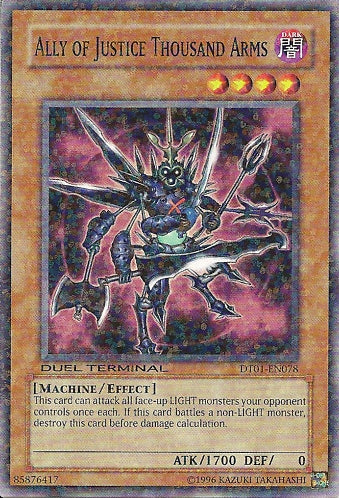 Ally of Justice Thousand Arms [DT01-EN078] Common - Evolution TCG