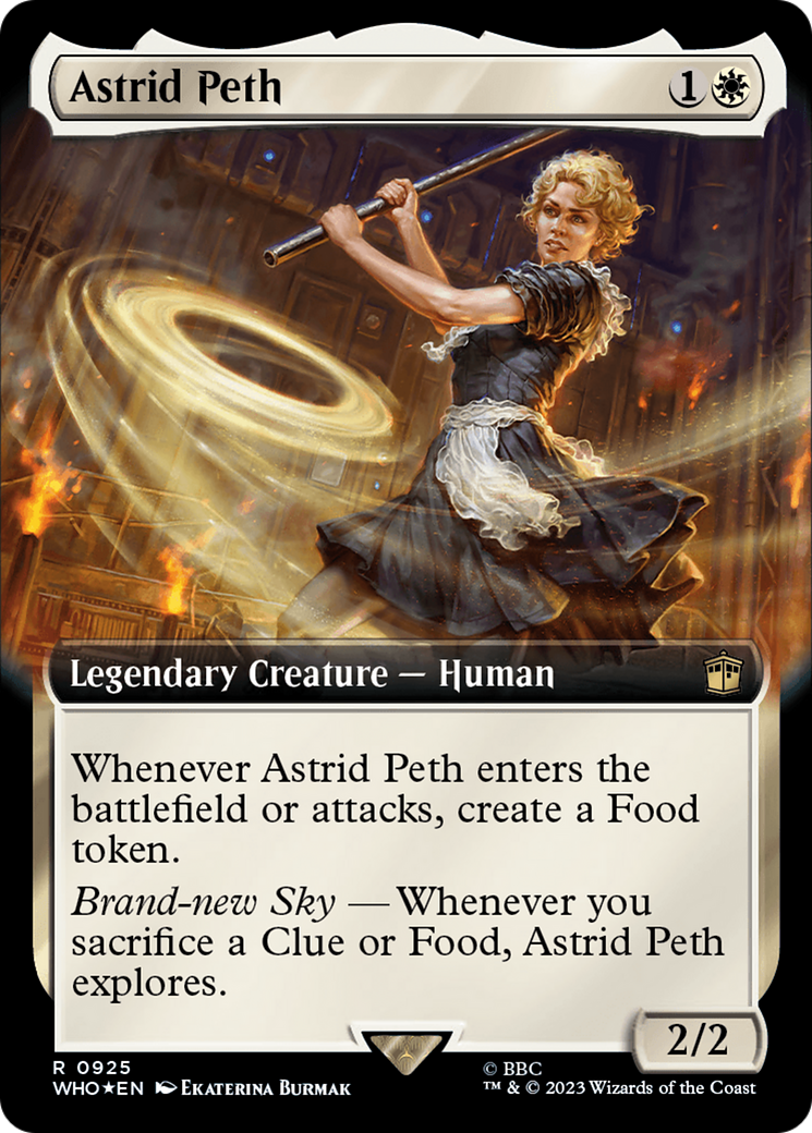 Astrid Peth (Extended Art) (Surge Foil) [Doctor Who] - Evolution TCG