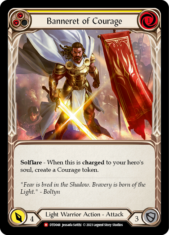 Banneret of Courage [DTD048] (Dusk Till Dawn) - Evolution TCG
