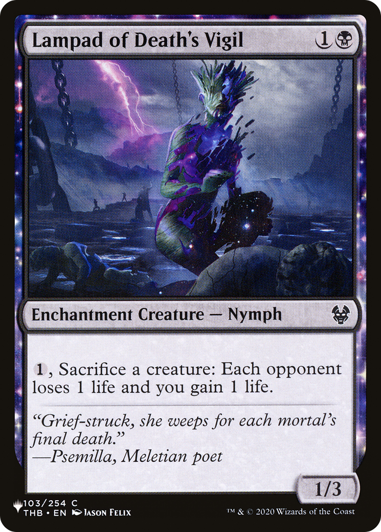 Lampad of Death's Vigil [The List] - Evolution TCG