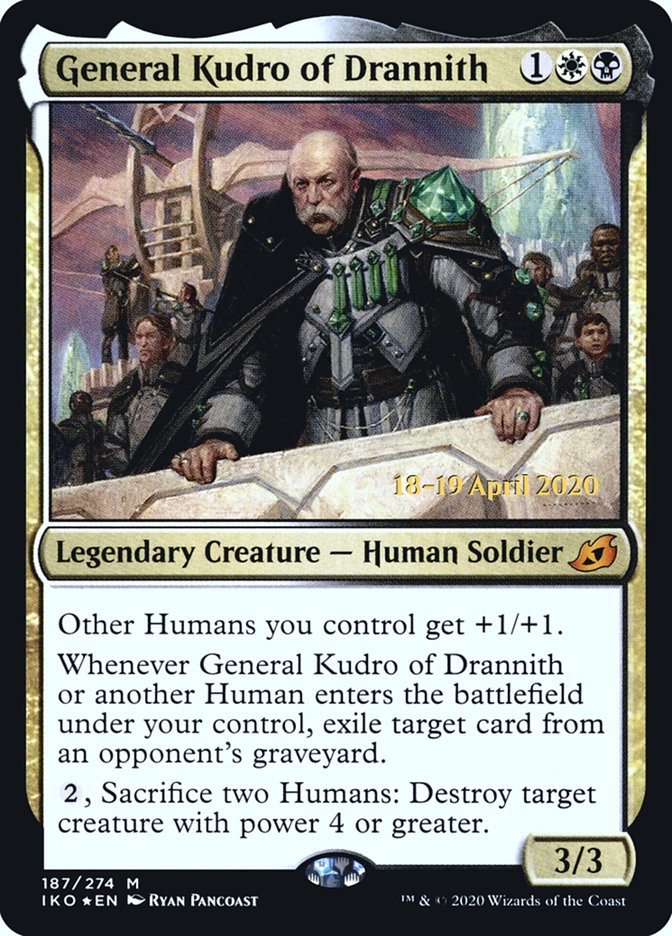 General Kudro of Drannith [Ikoria: Lair of Behemoths Prerelease Promos] - Evolution TCG