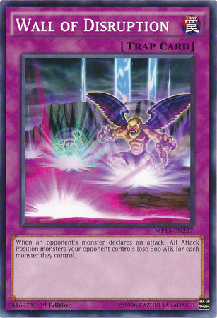 Wall of Disruption [MP15-EN237] Common - Evolution TCG