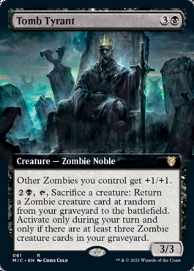 Tomb Tyrant (Extended Art) [Innistrad: Midnight Hunt Commander] - Evolution TCG