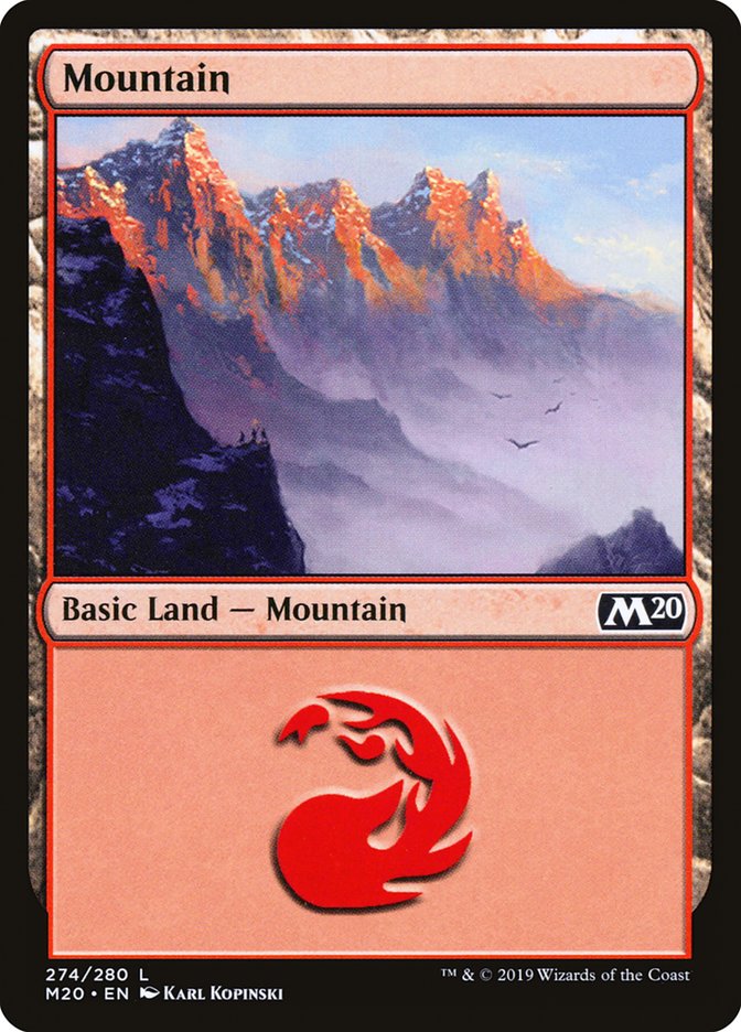 Mountain (274) [Core Set 2020] - Evolution TCG