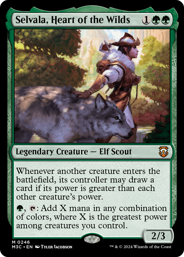 Selvala, Heart of the Wilds [Modern Horizons 3 Commander] - Evolution TCG
